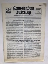  Karlsbader Zeitung 7/ 1996 Gazeta domowa Światowego Uzdrowiska Karlowe Łazienki/ Sudety