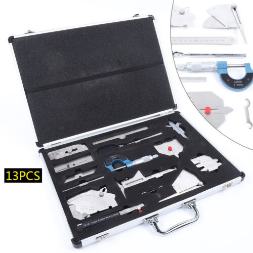 Welding Gauge Tool Measurement Gauge Inspection Ruler 13pcs/Box MG-11 System 2KG - Picture 1 of 12