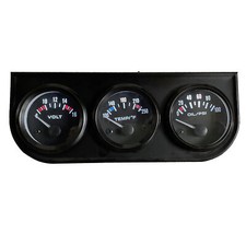 Medidor de presión de aceite calibre 3 en 1 52 mm medidor de temperatura del agua con sensor