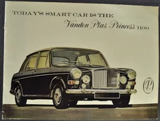 1967 Vanden Plas Princess 1100 Sedan Catalog Brochure BMC Original 67