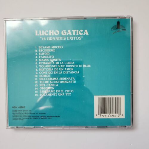 Lucho Gatica "16 Grandes Exitos" CD Klassiker Latein Boleros - Bild 2 von 7