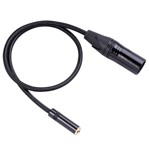 Professional 3.5mm Cable 3.5mm Female to XLR Male Line for Speakers - Photo 1 sur 11