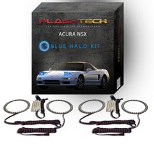 Blue Angel Eye LED Headlight Halo Ring kit for 1991-2001 Acura NSX Headlights