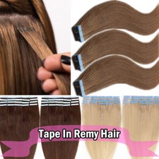 80pcs 200g Seamless Tape In Remy Human Hair Extensions Russian Thick Skin Weft