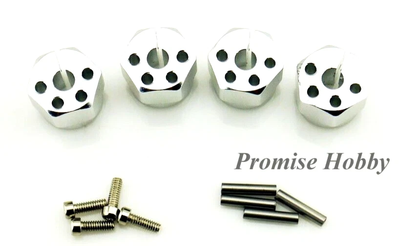 12mm CNC Aluminum Hex Wheel Rim Hub for RC Model Crawler Car- 4PCS - Image 2 of 4