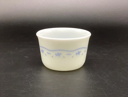 Vtg Pyrex Morning Blue Ramekin/Small Bowl Microwave Safe Corning, NY