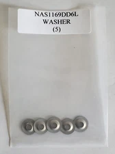 NAS1169DD6L Shouldered Washer 5/32" I.D. Steel - Lot of 5