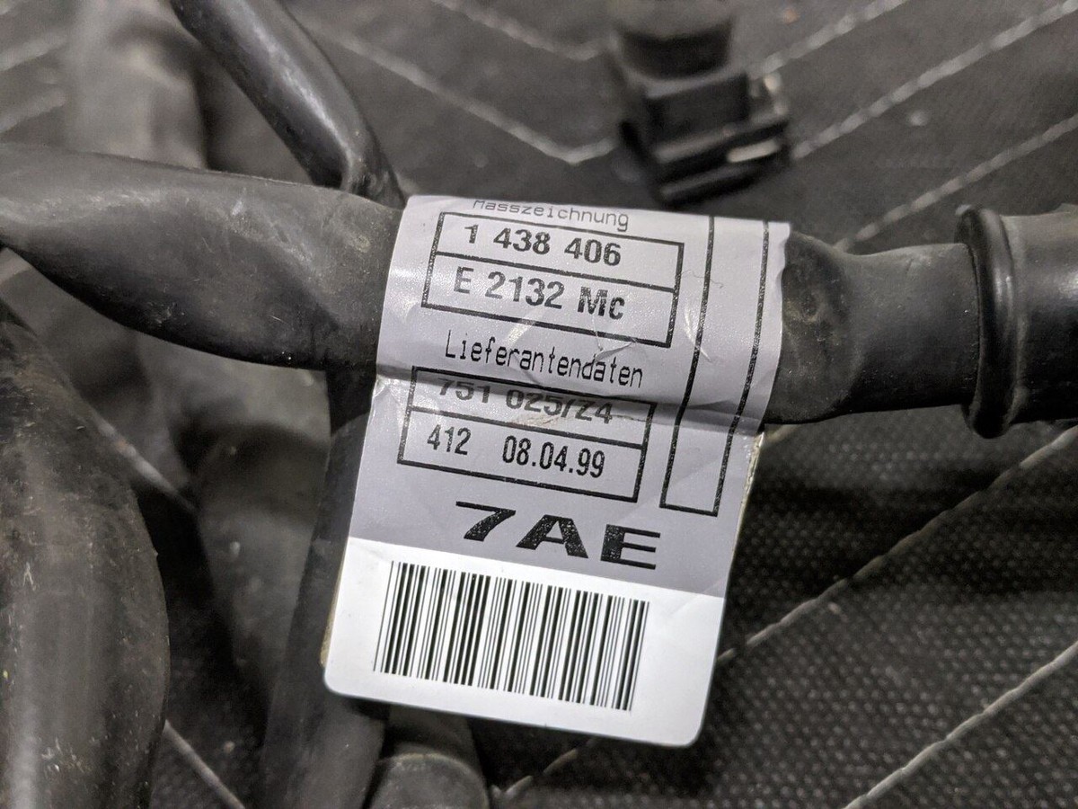 BMW E38 7-Series M73 V12 Engine Wiring Harness DME+AGS 12511438405  