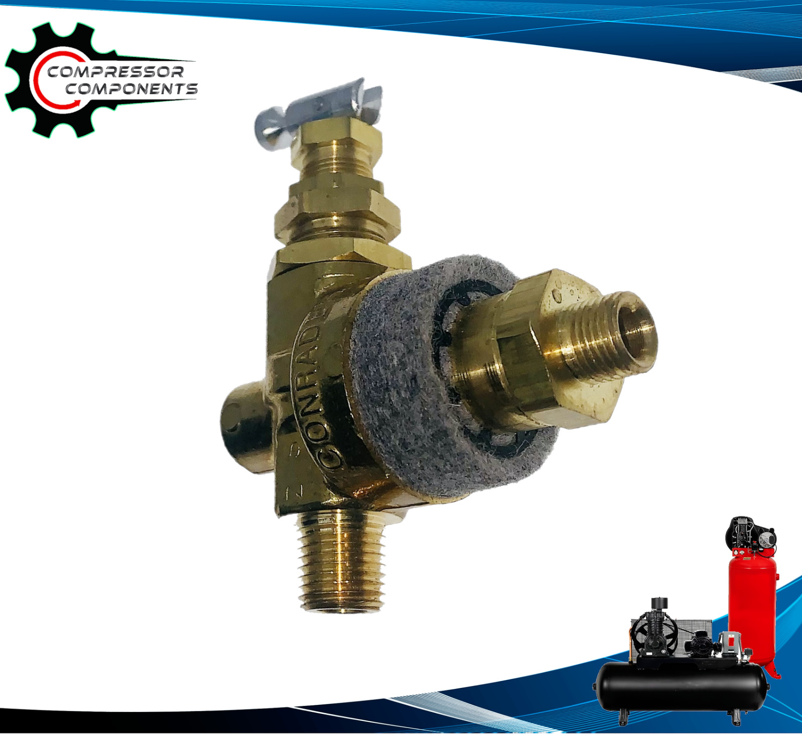 Pilot Unloader Valve With Muffler 95-125 Psi