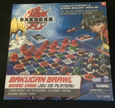 BAKUGAN BRAWL BOARD GAME - 2008 BATTLE BRAWLERS STRATEGY SEGA GAMES - NEW