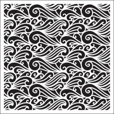 Creative Expressions Wellen Ozean Strand Schablone 15 cm x 15 cm Geburtstag Karten basteln