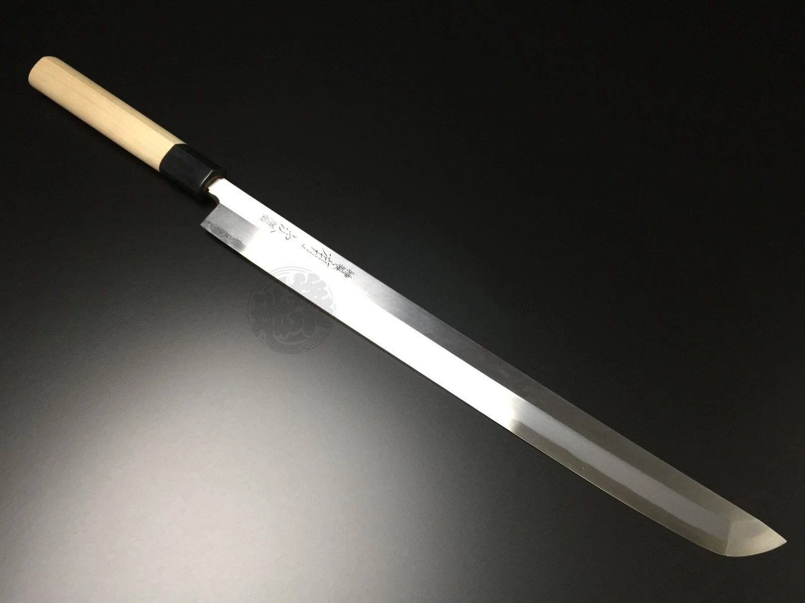 Japanese Chef Knife Aritsugu Sakimaru Takohiki 300 mm 12" Blue Steel Sheath