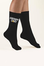 Rude Funny offensive Socks, funny Birthday/Christmas/Secret Santa Gift, Grumpy