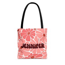 Personalized Name Tote Bag Bridesmaid Gift Bag Name Tote Bag