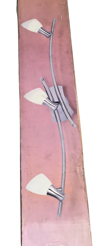 Lampada da parete 3 faretti lampadario luci 40 W da interno metallo Eglo Ona - Immagine 2 di 4