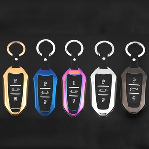 Zinc Alloy Car Key Cover Case Shell Keycase For Peugeot 4008 Ds6