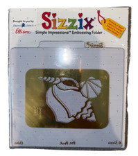 Sizzix Simple Impressions Embossing Folder Sea Shells