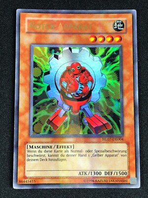 YUGIOH RED GADGET HL07-EN004 ULTRA LIGHT PLAY GERMAN