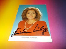 Christiane Hörbiger film signed autograph autograph on autograph card