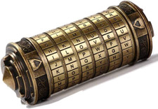 Cryptex Da Vinci Code Mini Cryptex Lock Puzzle Boxes with Hidden Compartments An