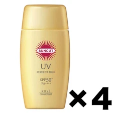 SUNCUT Perfect UV Milk 4Pack Set Sunscreen 50g SPF50+ PA++++ Kose Made in Japan