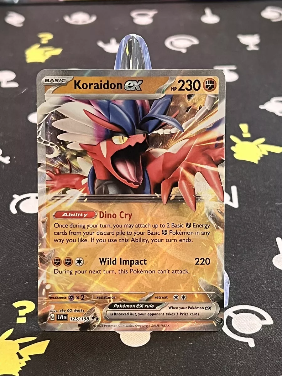 Pokemon : SV SCARLET & VIOLET KORAIDON ex 125/198 ULTRA RARE