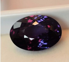 AA  Natural Alexandrite Color Change 15.30 Ct CERTIFIED Oval Cut Loose Gemstone
