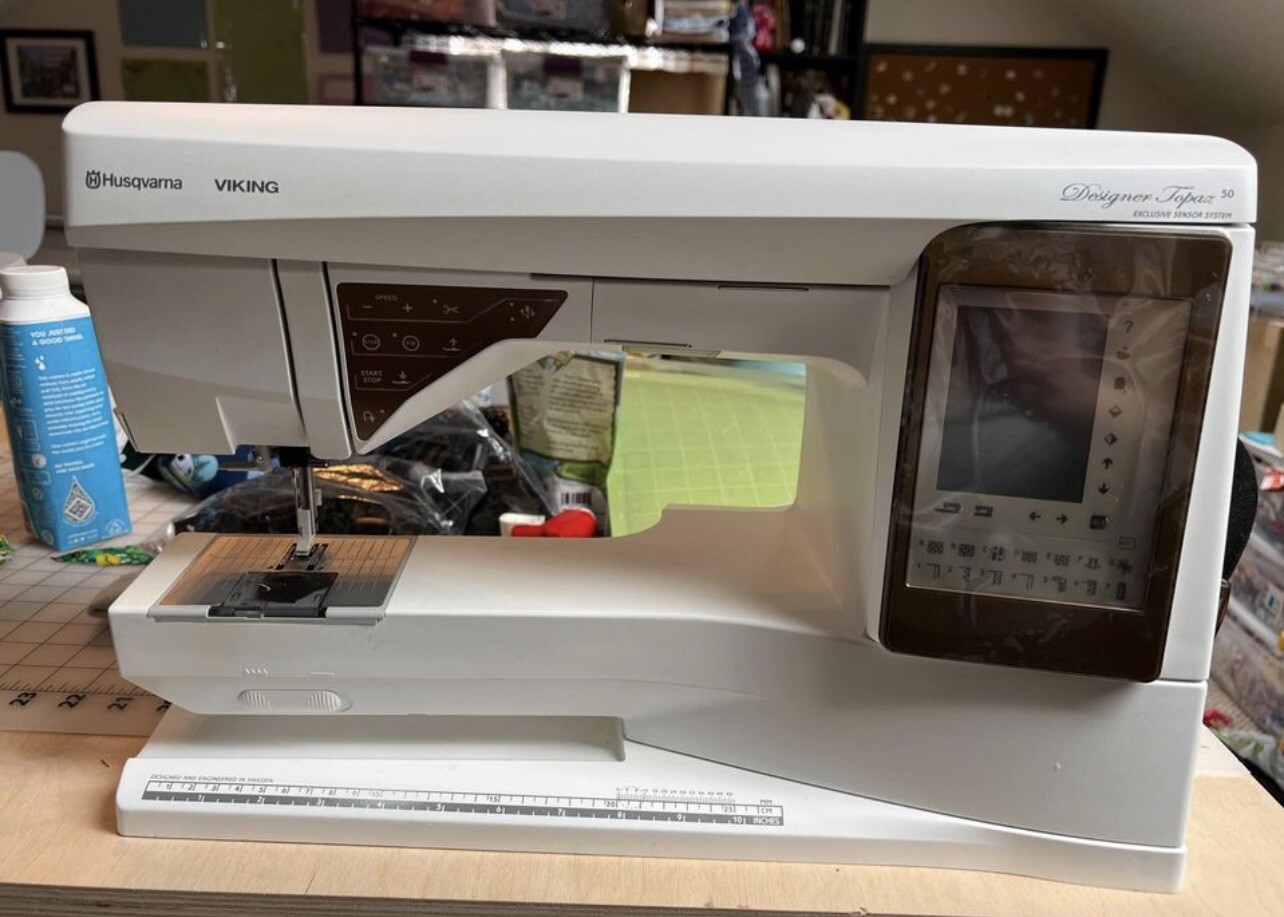 Husqvarna Viking Designer Topaz 50 Sewing & Embroidery Machine eBay