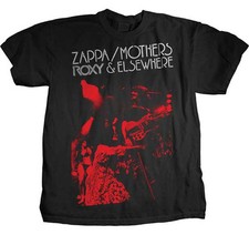 Frank Zappa-Zappa/Mothers-Roxy & Elsewhere- Black T-shirt
