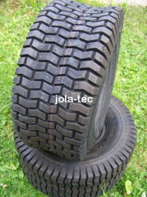 2x REIFEN 15x6.00-6 NHS für Rasentraktor Aufsitzmäher Rasenmäher 15x600-6 *NEU*