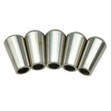 5-Pack Nickel USA Thread SAE 8-32 Metal Toggle Switch Tip Fit Gibson/Switchcraft