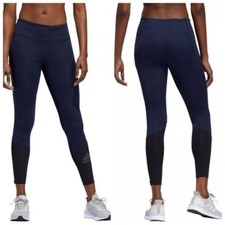Adidas How We Do Tight Blue Black Women s Size Small Pocket Legging 4 6
