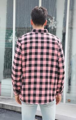 Cromoncent Camicia Unisex A Quadri In Flanella Di Cotone - Modello Buffalo Colorato, Taglia M