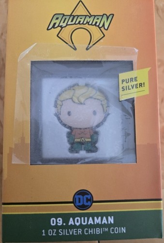 2021 Aquaman 1 oz Silver Chibi Coin