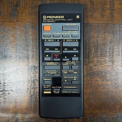 Authentic OEM Pioneer CU-SA007 A/V Tape Deck / CD System Receiver Remote Control
