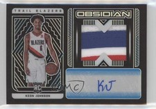 2021 Obsidian Rookie Jersey FOTL Electric Etch Blue /16 Keon Johnson Auto 0h9i