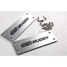 Honda Mugen Aluminum Alloy Car Floor Matcarpet Patch 2pcs