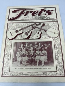 1926 FRETS Magazine Jazz Age Guitar Banjo Mandolin Vintage Vol 2 No 9 - RARE!