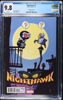 Nighthawk #1 (2016) Marvel Skottie Young Variant CGC 9.8 ST183