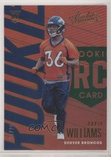 2018 Panini Absolute Rookie Spectrum Green 25/25 David Williams #130 06v4