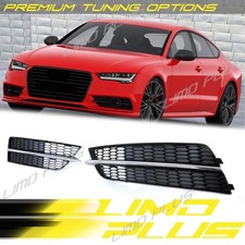 For 2016-2018 Audi A7 S-line S7 Lhrh Pair Front Lower Bumper Fog Light Cover