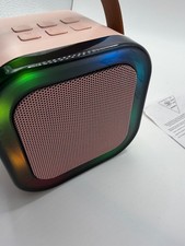 Wireless Karaoke Machine 2 Microphones Bluetooth Speaker, lights, voice Changer