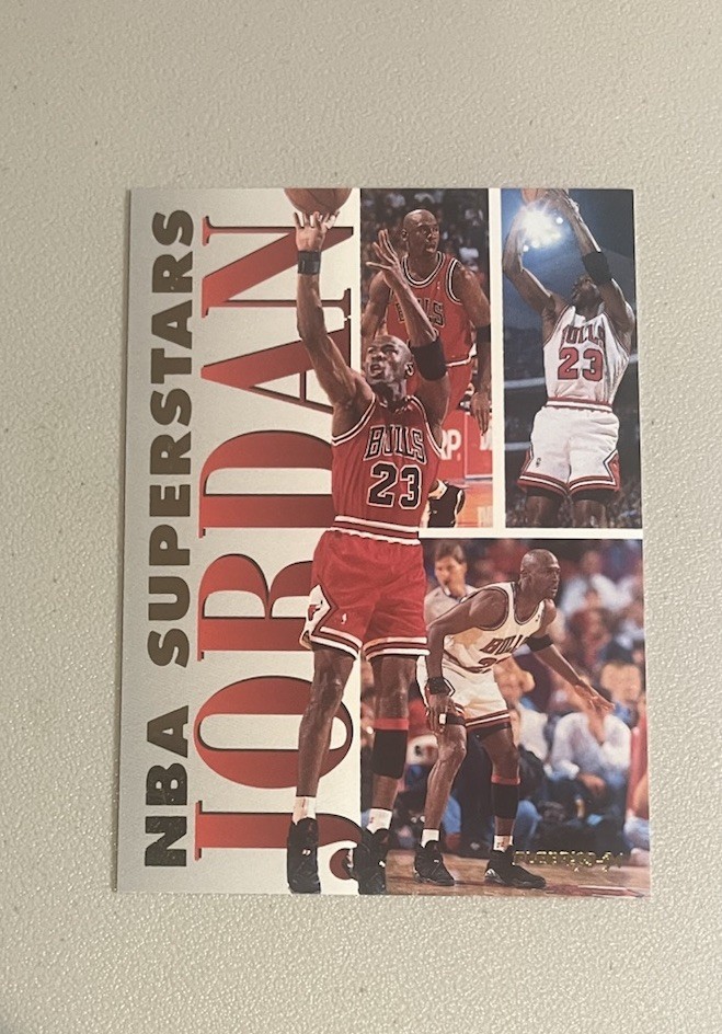 1993-94 Fleer NBA Superstars Insert #7 Michael Jordan