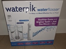 Waterpik Water Flosser Cordless Pearl Ultra Plus With 5 Accessory Tips, NEW open