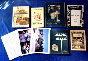 Lot 16 vintage Hebrew Jewish books primer pictures sheet music alphabet