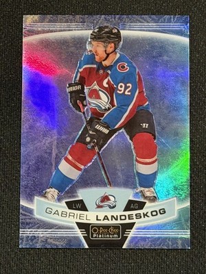2019-20 O-Pee-Chee Platinum - Gabriel Landeskog #97 Arctic Freeze /99