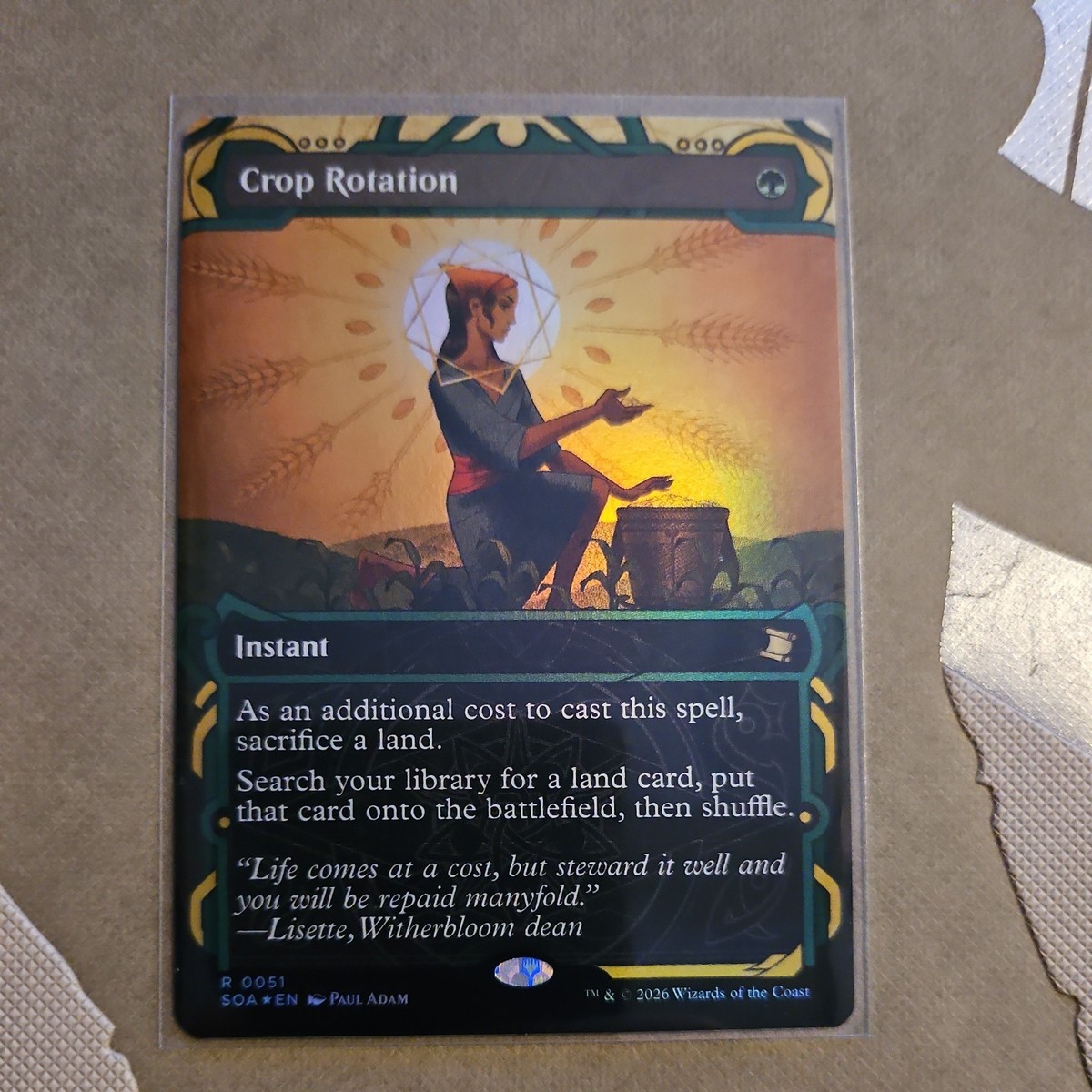 Crop Rotation Secrets of Strixhaven: Mystical Archive Foil for