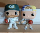 Funko Pop Out of Box Lot NFL Aaron Rodgers - White Men Cant Jump Billy Hoyle