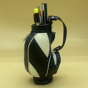 Mini Golf Bag Pen Holder Desk Organizer Golf Decor Pencil Holder 5”