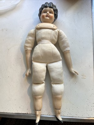 Vintage Doll Porcelain 16'' Tall 6'' Wide